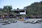 O famoso bar 'Do Brazil' na Shell Beach em Gustavia, capital de St. Barth - Caribe